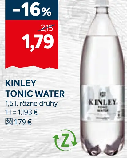 Kinley Tonic Water