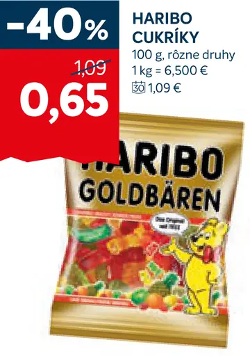Haribo cukríky