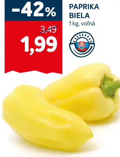 Paprika biela