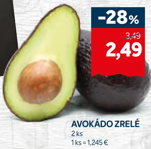Avokádo zrelé