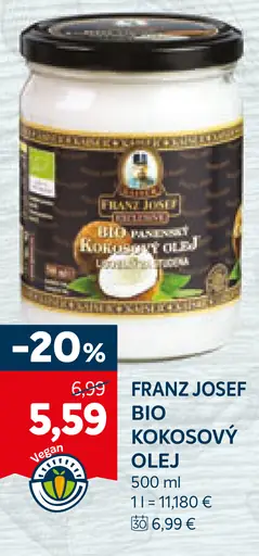 Franz Josef Bio Kokosový olej