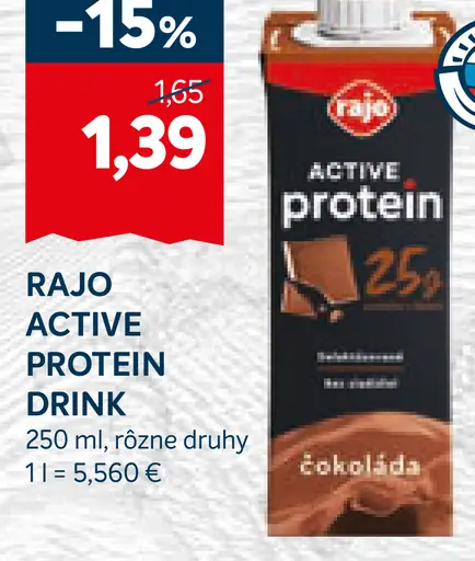 Rajo Active Protein Drink čokoláda