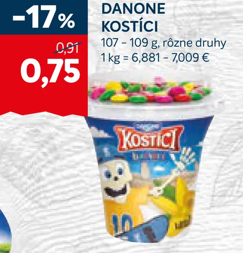DANONE Kostičky