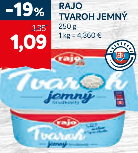 Rajo Tvaroh jemný