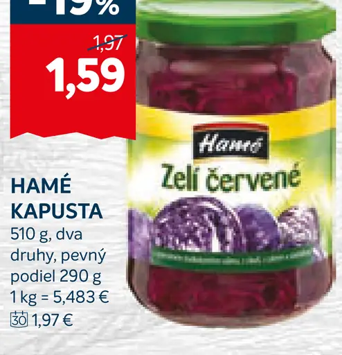Hamé Zeli červené