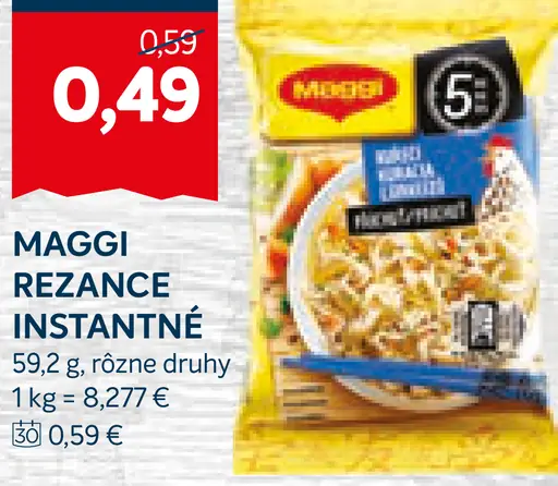 Maggi Rezance instantné