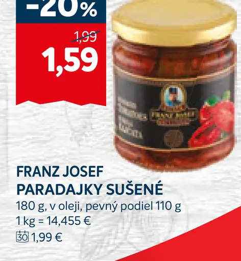 Franz Josef Paradajky sušené