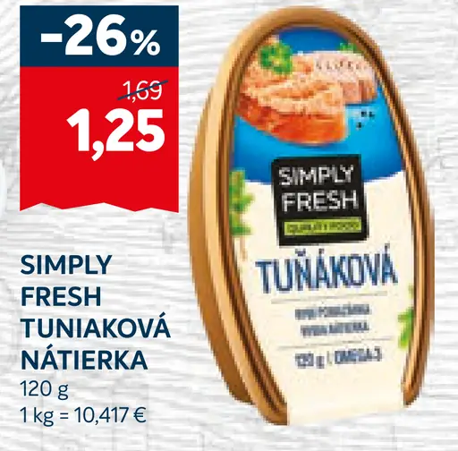 Simply Fresh Tuňáková nátierka