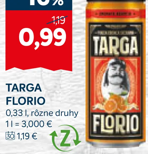 Targa Florio plechovka