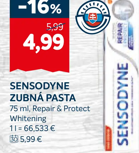 Sensodyne Zubná pasta Repair&Protect Whitening