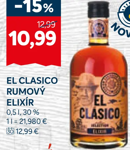 El Clasico rumový elixír