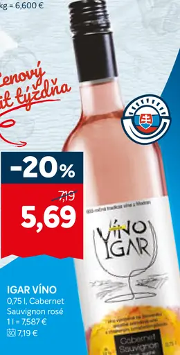 Víno Cabernete Sauvignon