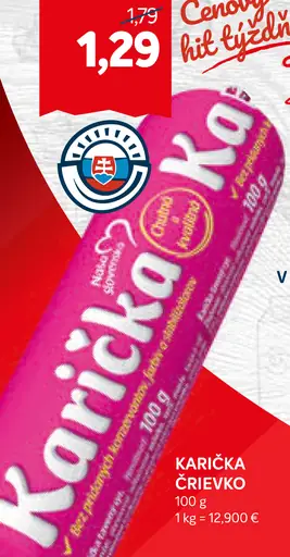 Karička črievko