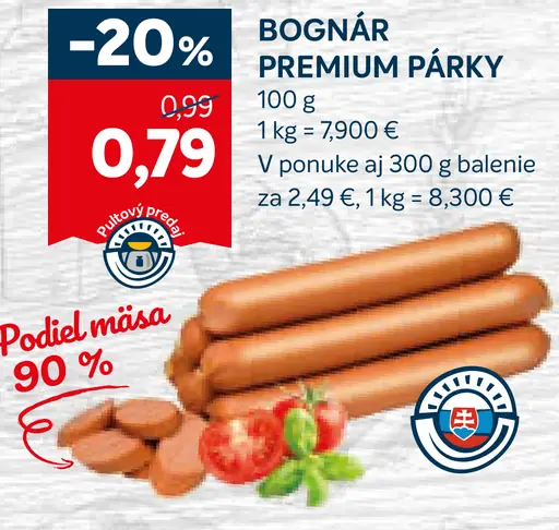 Bognár Párky premium