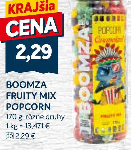 Boomza Fruity Mix Popcorn