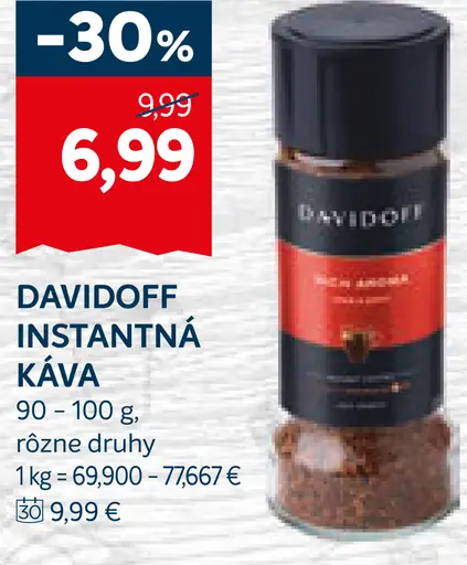 Davidoff Instantná káva