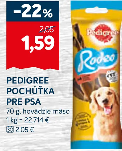 Pedigree Pochúťka pre psa