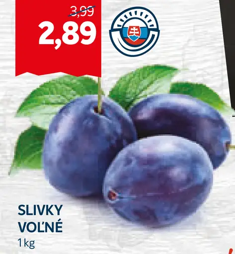 Slivky voľné