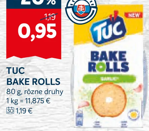 Tuc Bake Rolls