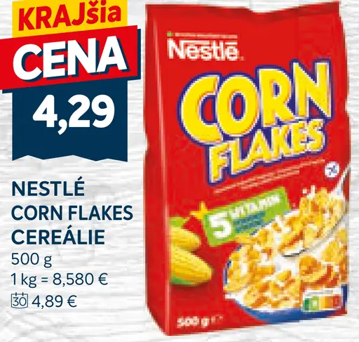 Nestlé Corn Flakes cereálie