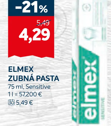 Elmex zubná pasta