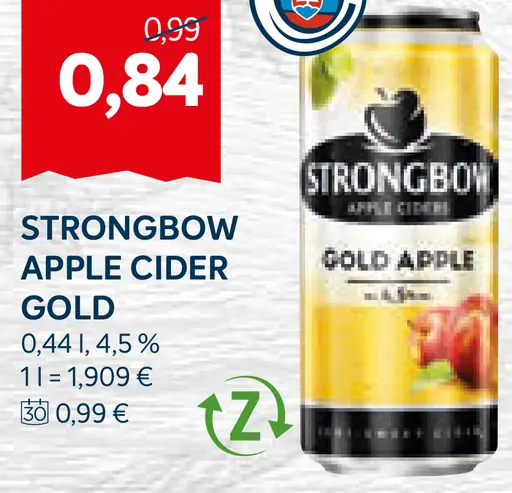 Strongbow Apple Cider Gold