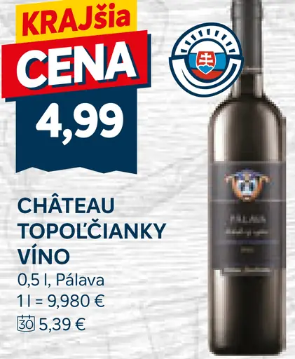Château Topoľčianky víno