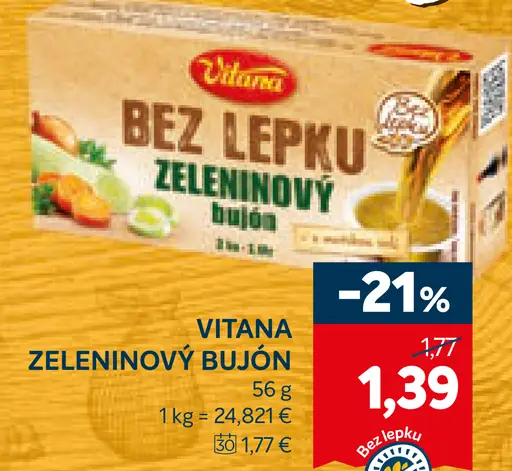 Vitana Zeleninový tekutý bujón