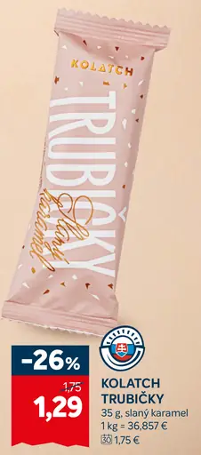 Kolatch trubičky pistáciová