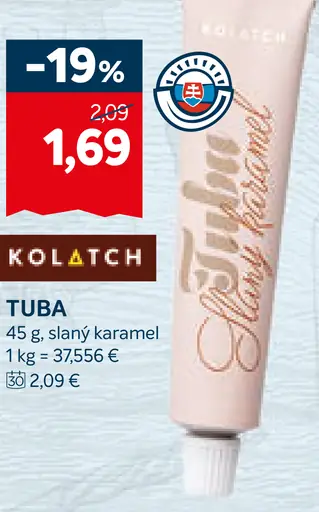 Kolatch Tuba slaný karamel