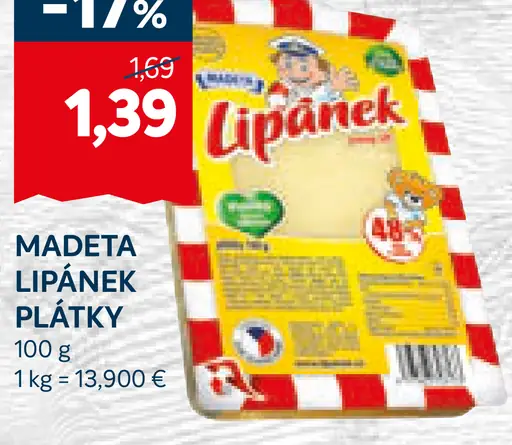 Madeta Lipánek Plátky