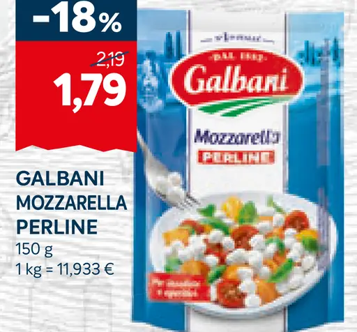 Galbani mozzarella Perline
