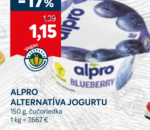 Alpro alternatíva jogurtu