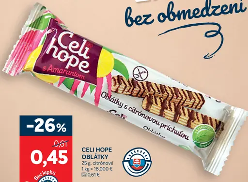 Celi Hope oblátky