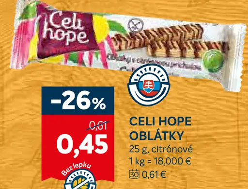 Celi Hope oblátky
