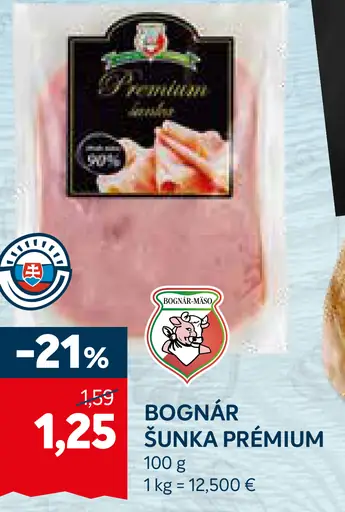 BOGNÁR Šunka Prémium