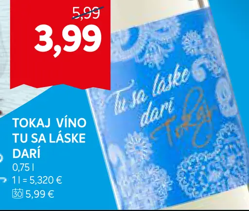 Tokaj Víno Tu sa láske darí
