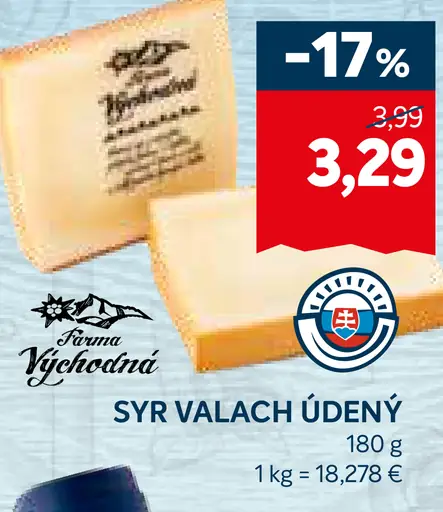 Valach Syr Údený