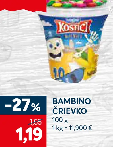 Bambino črievko