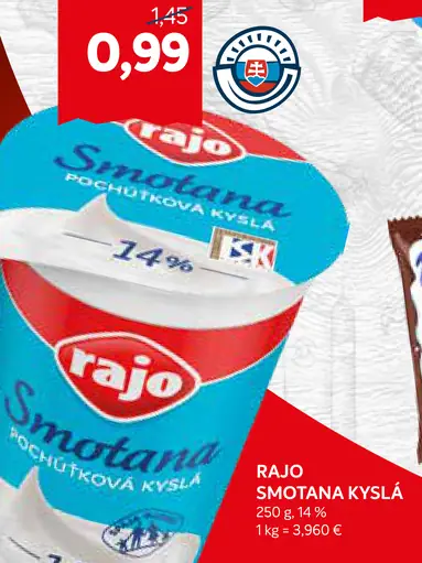Rajo Smotana kyslá
