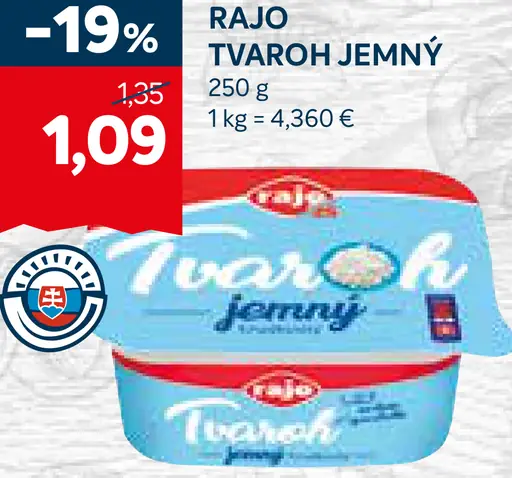 Rajo Tvaroh jemný