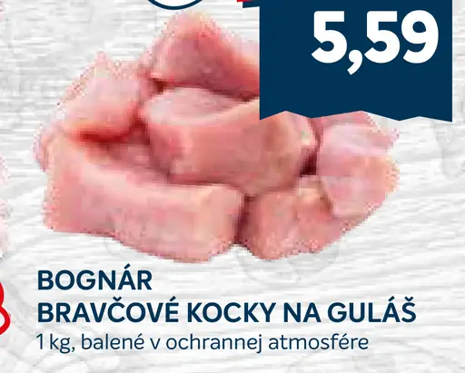 Bognár Bravčové kocky na guláš