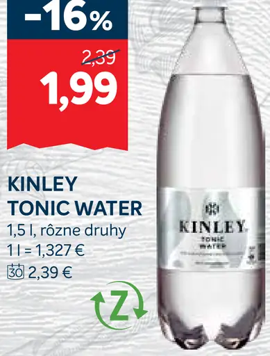 Kinley Tonic Water