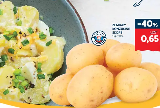 Konzumné zemiaky skoré