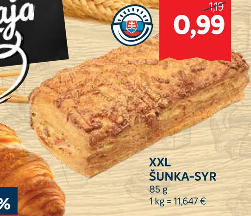 XXL šunka - syr
