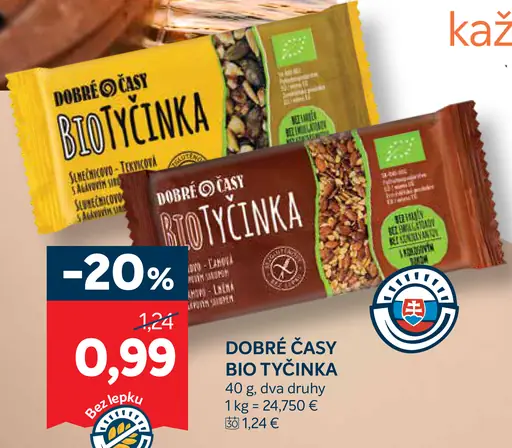 Dobré Časy Bio Tyčinka