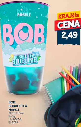 Bobble Bobble Bob Bubble Tea nápoj