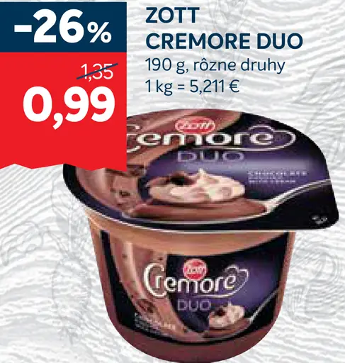 Zott Cremore Duo