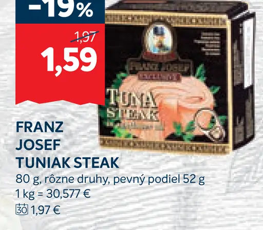 FRANZ JOSEF Tuniak steak
