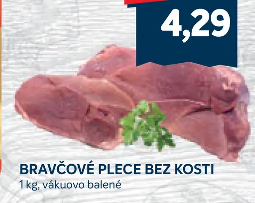 Bravčové plece bez kosti